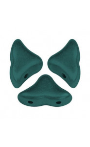 Les perles par Puca® Hélios beads Metallic mat green turquoise 23980/94104